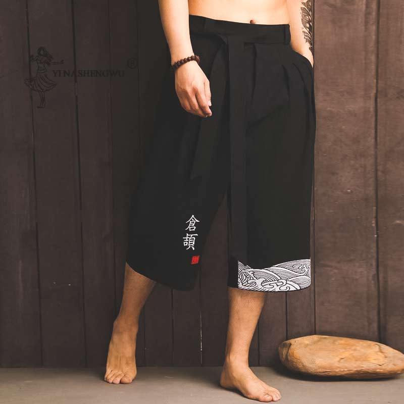 Pantalon de kimono KURO | Ikigai-Shop